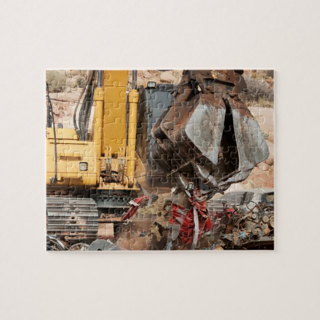 Puzzle Tracteur de recyclage des épaves (Horizontal)