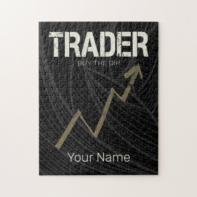Puzzle Trader Acheter Le Trader Dip Day Et CryptoCurrency (Vertical)
