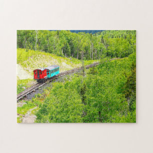Puzzle Train à crémaillère Washington Mountain New Hampsh