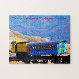 Puzzle Train à crémaillère Washington Mountain New Hampsh
