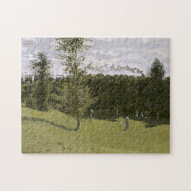 Puzzle Train à la campagne Monet Art (Horizontal)