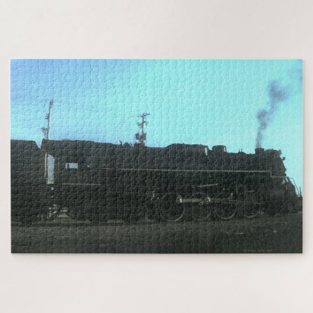 Puzzle Train à vapeur (Horizontal)