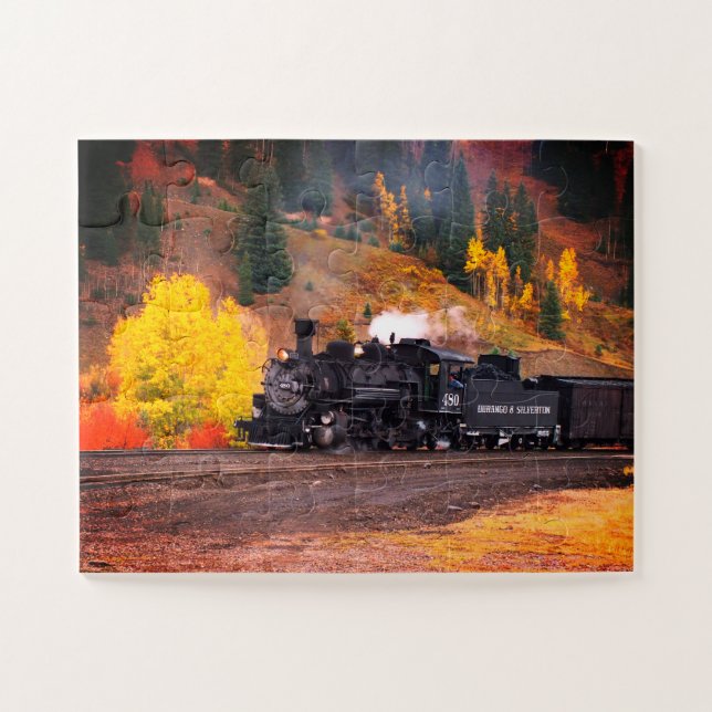 Puzzle Train à vapeur en Silverton USA (Horizontal)