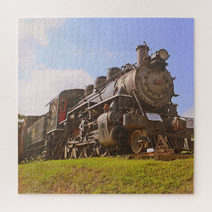 Puzzle Train à vapeur vintage