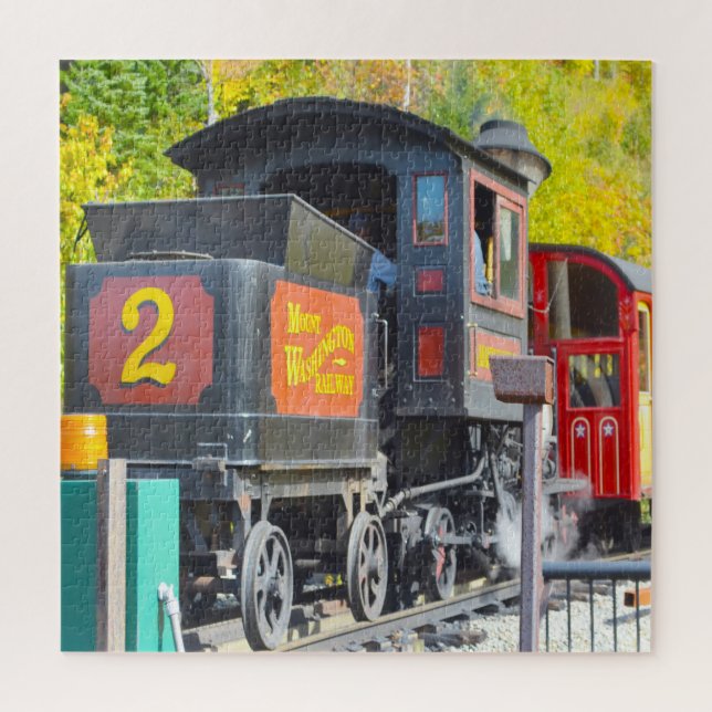 Puzzle Train Cog Washington Mountain New Hampshire (Vertical)
