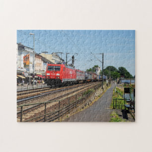Puzzle Train de marchandises à Rüdesheim sur le Rhin