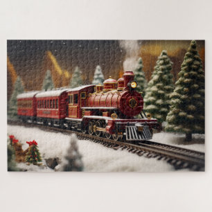 Puzzle Train de Noël