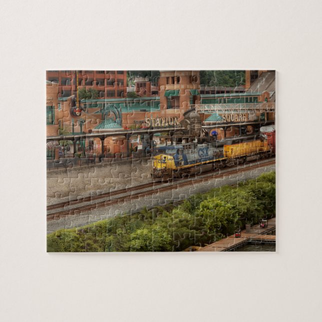 Puzzle Train - Pittsburg, PA - Carré de gare (Horizontal)