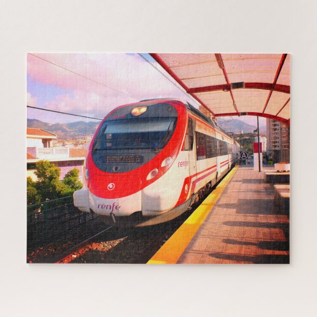 Puzzle Train Renfe en Espagne (Horizontal)