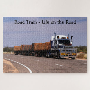 Puzzle Train Routier La Vie sur la Route Semi Camion