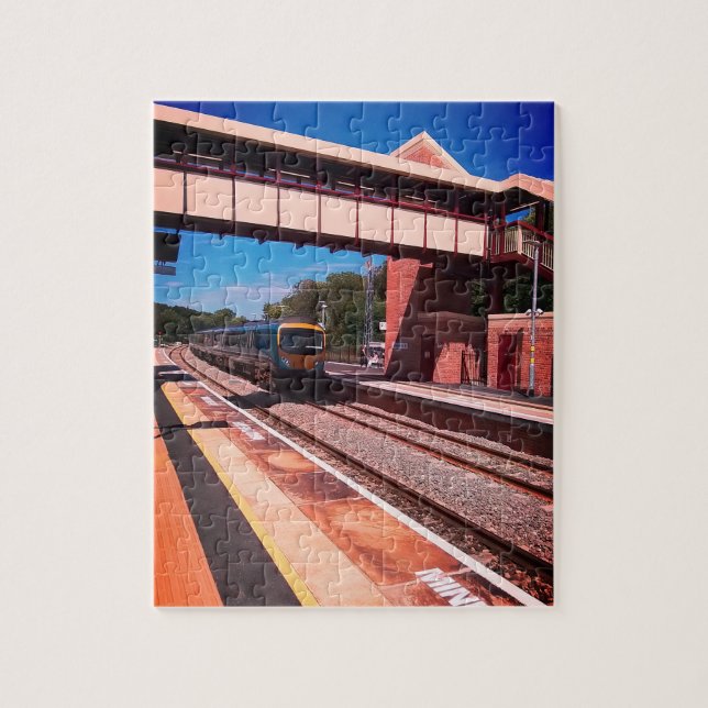 Puzzle Train sous le pont (Vertical)