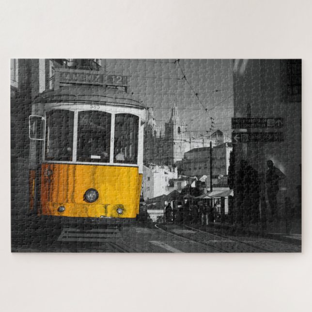 Puzzle Tramway de Lisbonne (Horizontal)