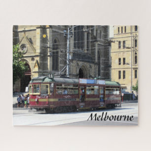 Puzzle tramway melbourne australie
