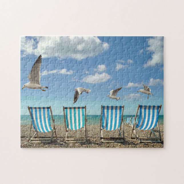 Puzzle Transats sur le sable (Horizontal)