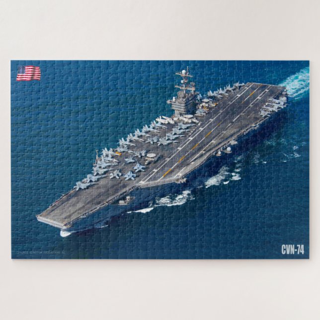 Puzzle TRANSPORTEUR D'AÉRONEF AMÉRICAIN - CVN 74 (20 x 30 (Horizontal)