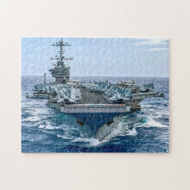 Puzzle TRANSPORTEUR D'AÉRONEF AMÉRICAIN - CVN 75 (11x14 P (Horizontal)