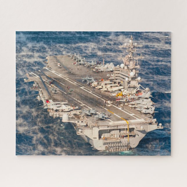 Puzzle TRANSPORTEUR D'AÉRONEF AMÉRICAIN - CVN 77 (16x20 P (Horizontal)