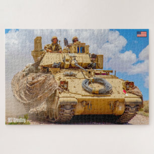 Puzzle TRANSPORTEUR DE PERSONNEL ARMÉ M2 Bradley (20x30 p