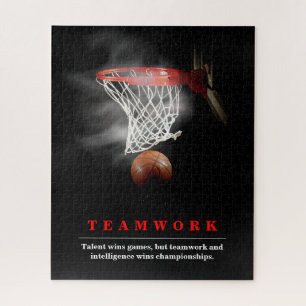 Puzzle Travail d'équipe Basketball Motivationnel Inspiran