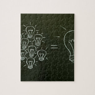 Puzzle Travail d'équipe concept.jpg d'ampoules
