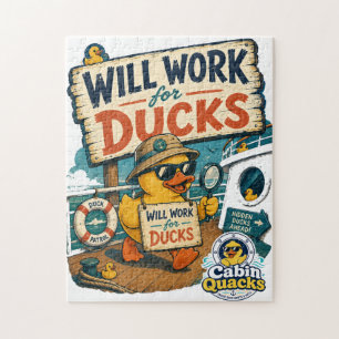 Puzzle Travaillera pour des canards