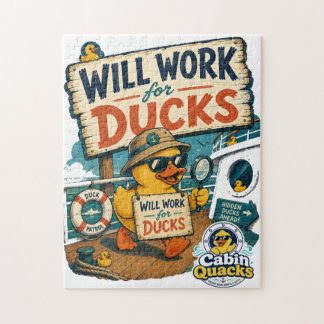 Puzzle Travaillera pour des canards