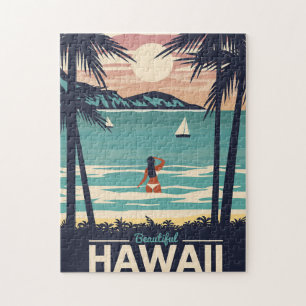 Puzzle Travel Art Beautiful Hawaii Beach