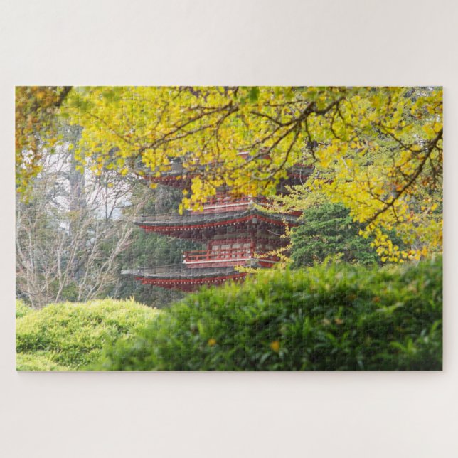 Puzzle Treasure Tower Pagoda, San Francisco 1014-pc (Horizontal)