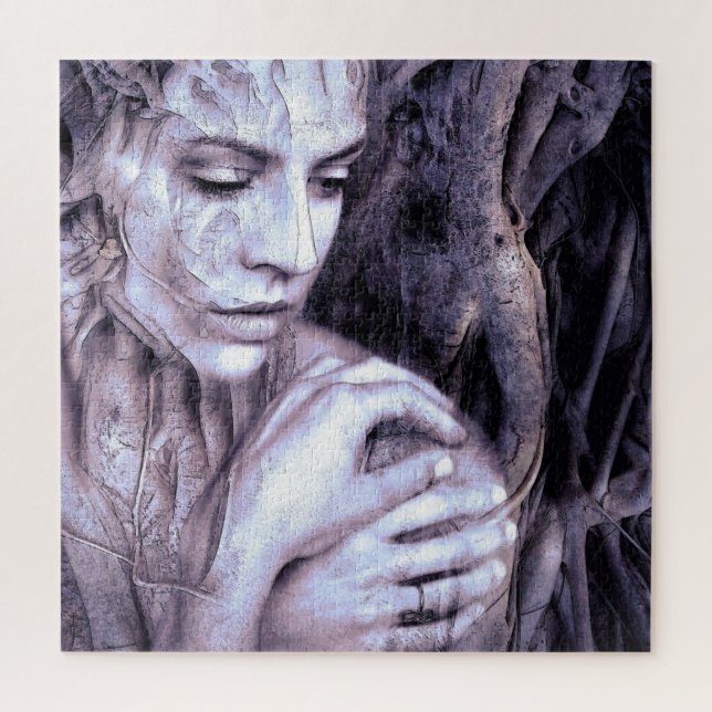 Puzzle Tree Lady - Forêt d'Imaginaires - Art (Vertical)