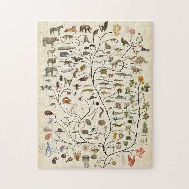 Puzzle Tree of Life (Vertical)