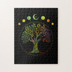 Puzzle Tree of Life Phases of the Moon