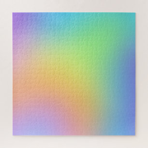 Puzzle très difficile Pastel Rainbow Gradient