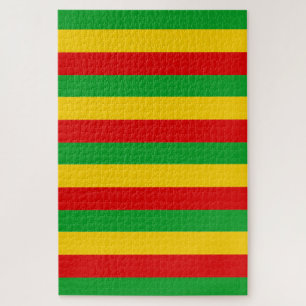 Puzzle Très dur Vert jaune rouge Reggae Jigsaw Puzz