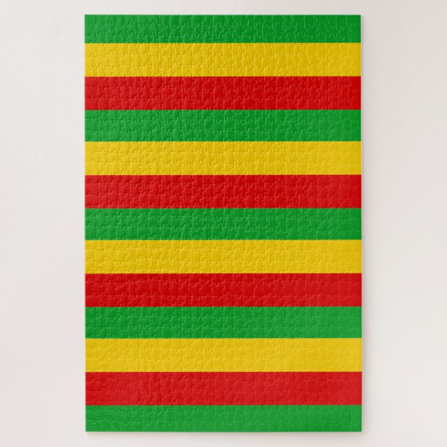Puzzle Très dur Vert jaune rouge Reggae Jigsaw Puzz (Vertical)