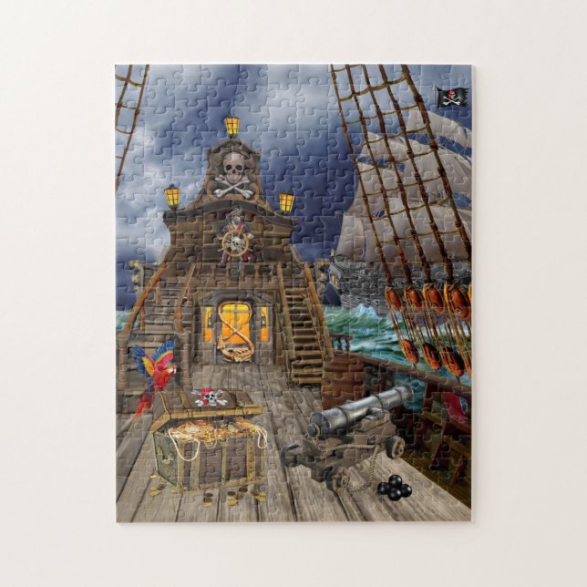 PUZZLE TRÉSOR VOLÉ DE PIRATE (Vertical)