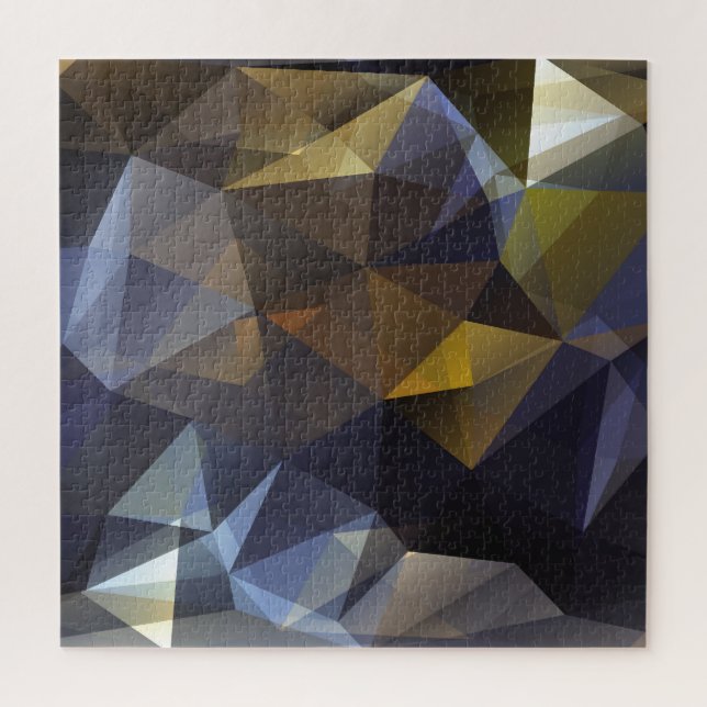 Puzzle Triangle brillant vintage, texture diamant. (Vertical)
