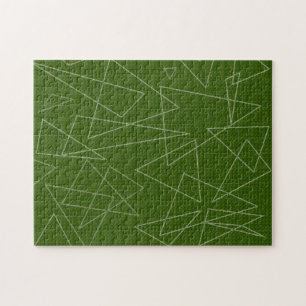 Puzzle Triangles vertes