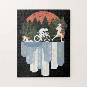 Puzzle Triathlon, nature merveilleuse