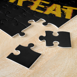 Puzzle Trick or Treat avec visage de citrouille