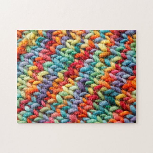 Puzzle Tricot en tissu Rainbow Knit (Horizontal)