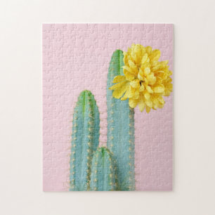 Puzzle Trio bleu de cactus