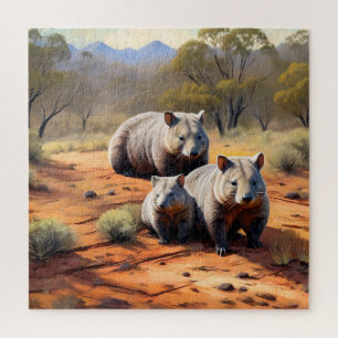 Puzzle Trio Extérieur : Wombat Wanderers,