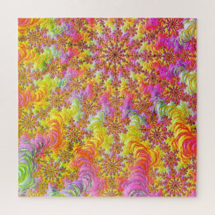 Puzzle Tripant Groovy Funky Psychédélique Fractale Éclate
