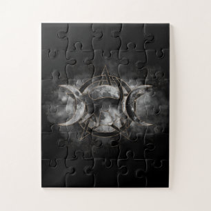 Puzzle Triple Moon - chat noir