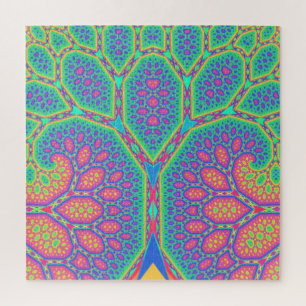 Puzzle Trippy Super mathématique géométrique Arbre fracta