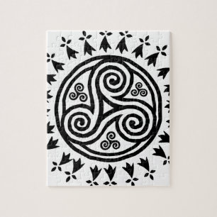 Puzzle Triskel et hermines bretons