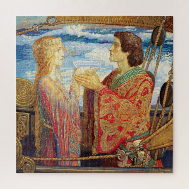 Puzzle Tristan et Isolde, ch. 1912 par John Duncan (Vertical)