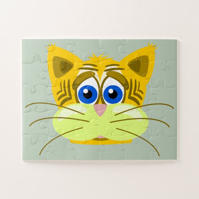 Puzzle triste casse-tête kitty (Horizontal)