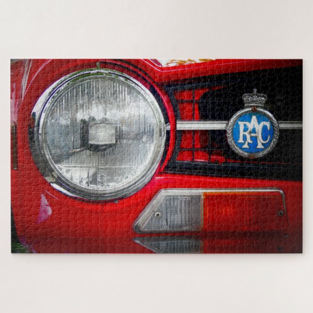Puzzle Triumph TR6 Sportscar. (Horizontal)