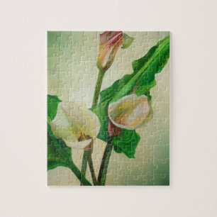 Puzzle Trois Lys Calla Étonnant Botanique Acrylique